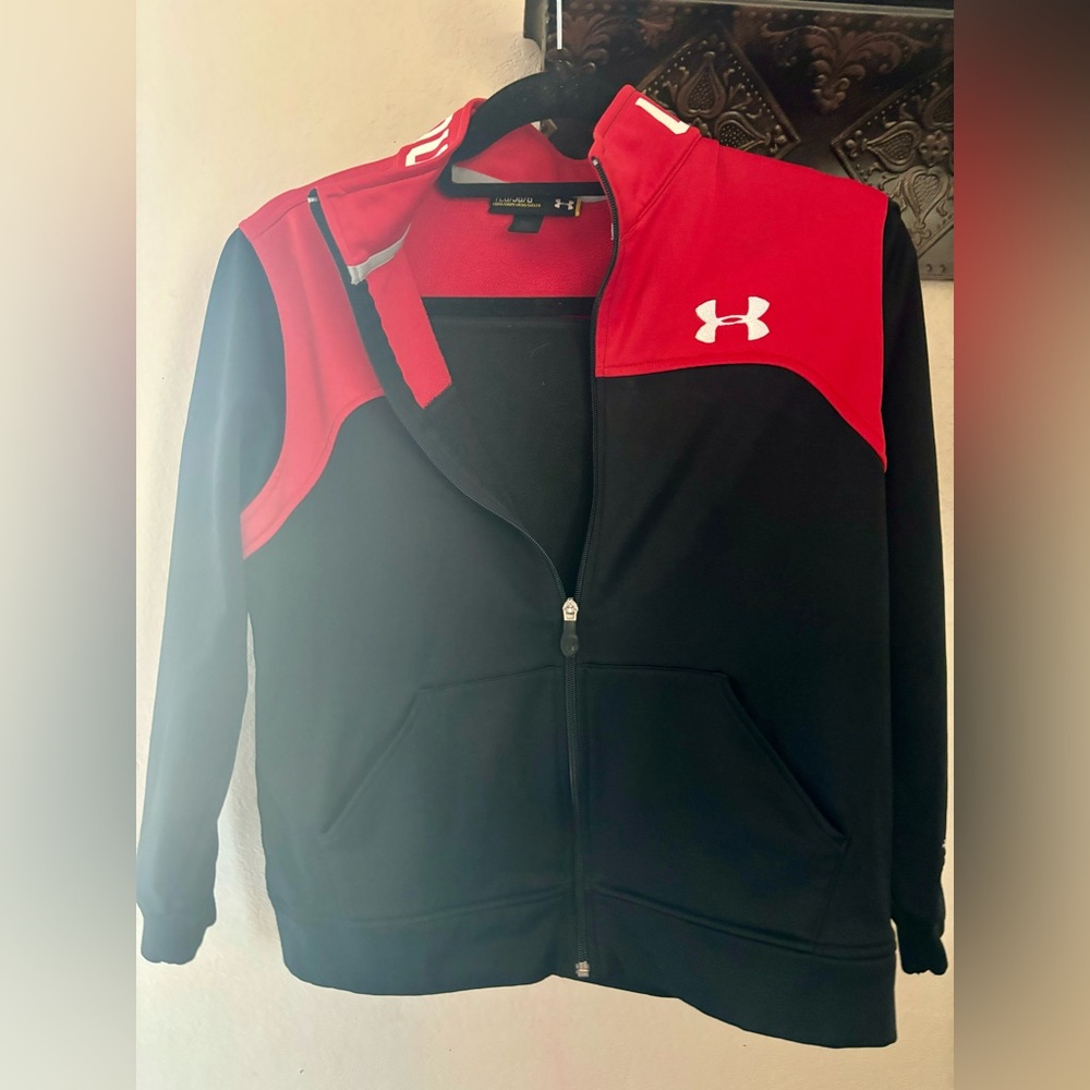 Under Armour youth large open zipper sweater